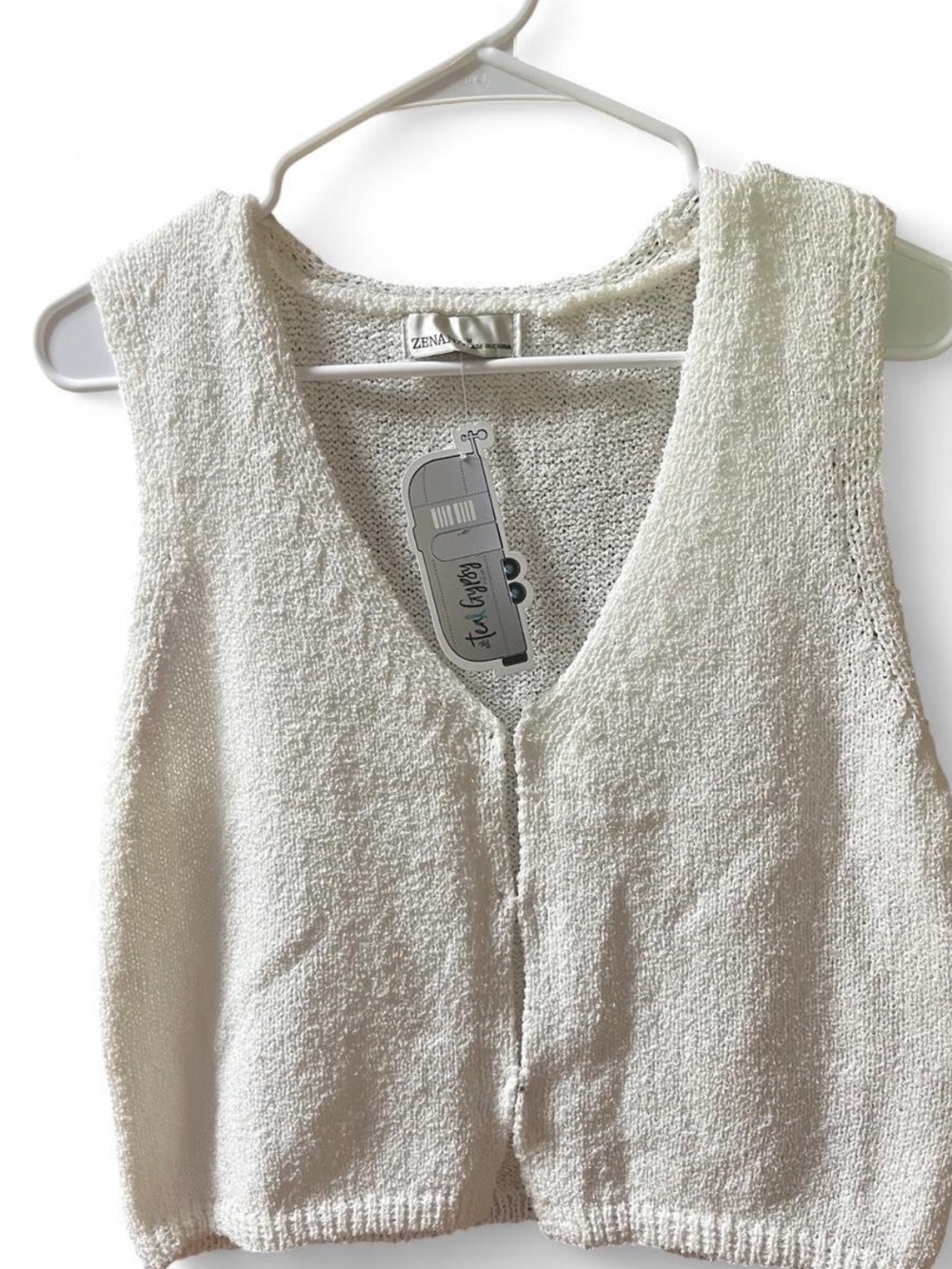 Zenana Knit V-Neck Button Front Vest
